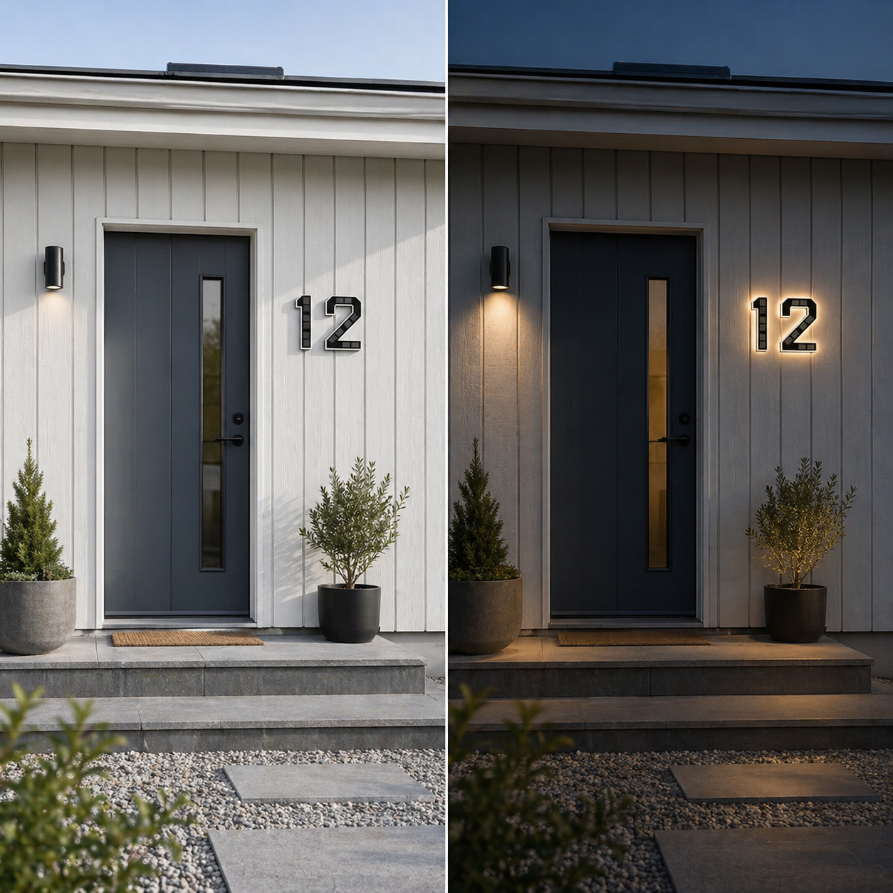 Vindahls Números de Casa | Iluminados y con Energía Solar